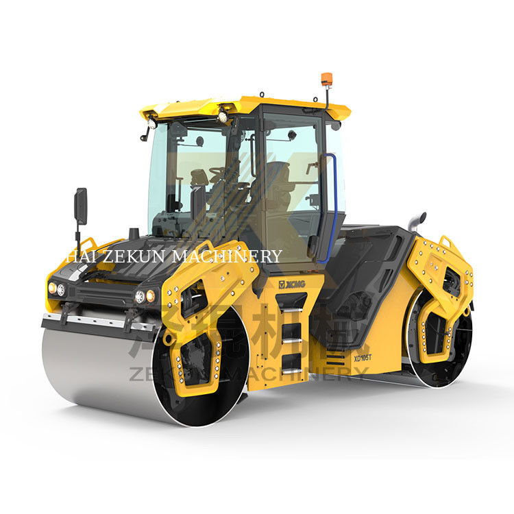 10 ตัน XCMG XD105T ล้อกลองสอง EU ขั้นตอนที่ 5 อุปกรณ์ก่อสร้างถนน