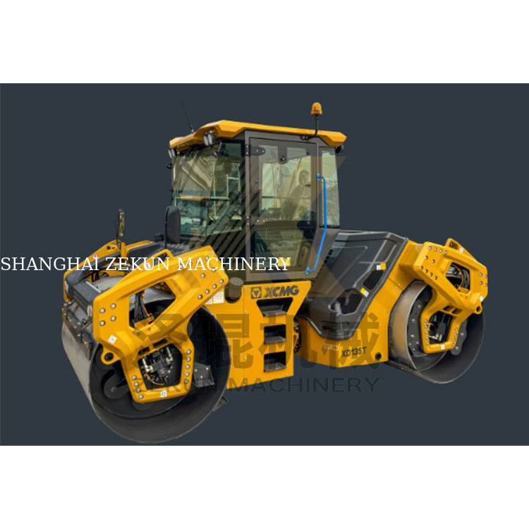 13 ตัน XCMG XD135T ล้อกลองคู่ EU Stage V อุปกรณ์ก่อสร้างถนน