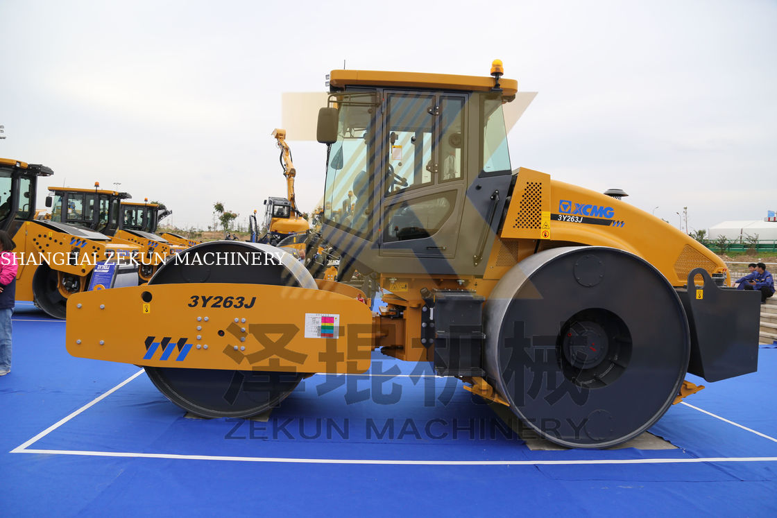 23 ตัน XCMG 3Y263J สแตตติกสามกลองม้วน จีน ระยะ III อุปกรณ์