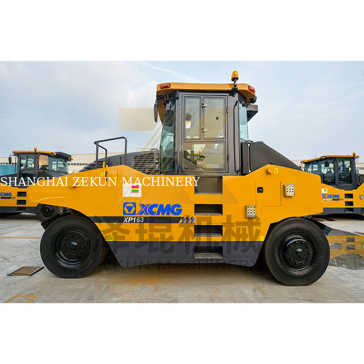 13 ตัน XCMG XP163 ยางม้วน จีน ระยะที่ 2 อุปกรณ์ก่อสร้างถนน