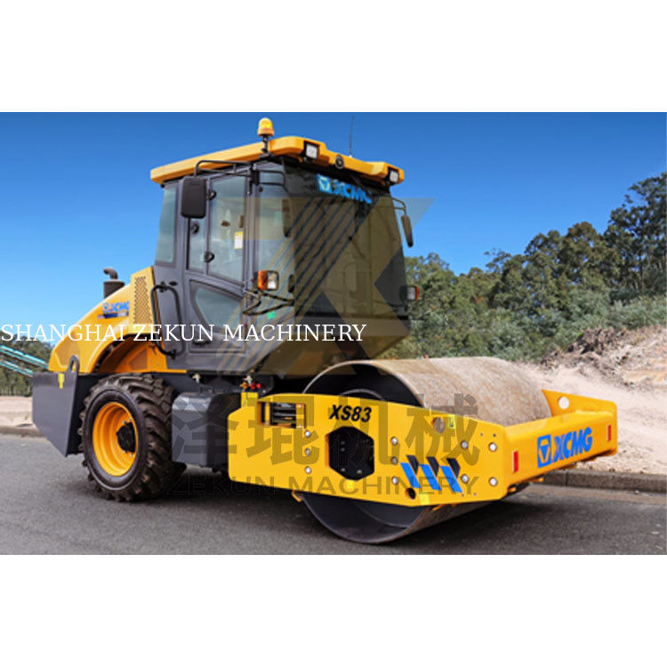8 ตัน XCMG XS83PD ไฮดรอลิกกลองม้วน EU Stage T4F อุปกรณ์