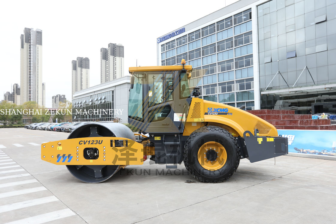 12 ตัน XCMG CV123U กลองม้วน EU Stage T4F Road Machine