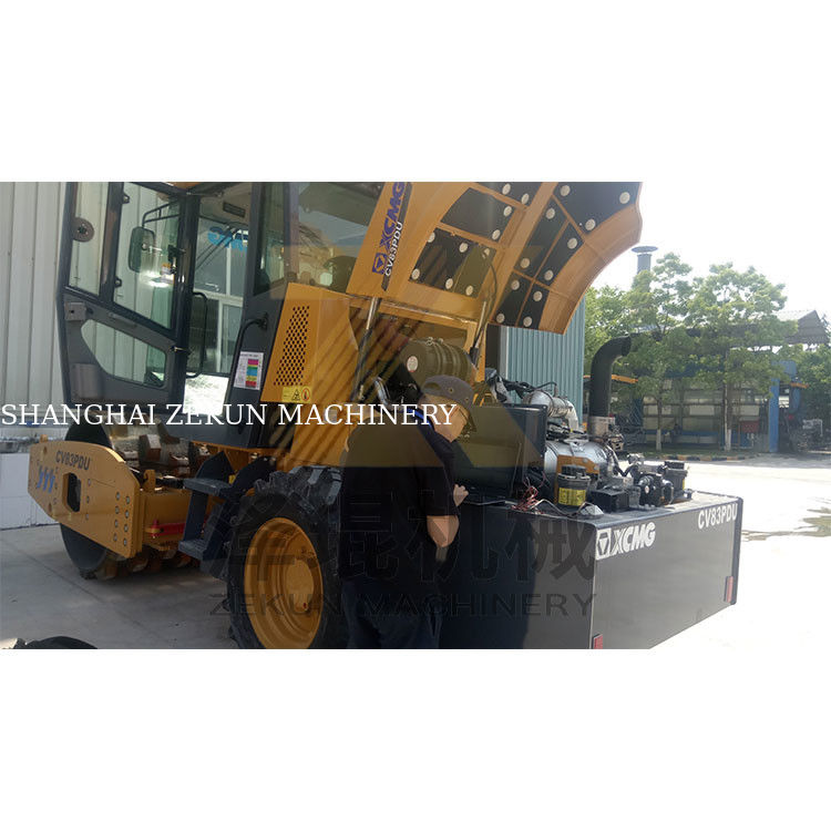 8 ตัน XCMG CV83U ไฮดรอลิกกลองม้วน EU Stage T4F เครื่อง
