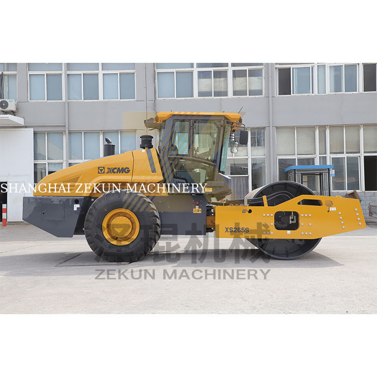 26T XCMG XS265S ไฮดรอลิก โรลเลอร์กลองเดียว