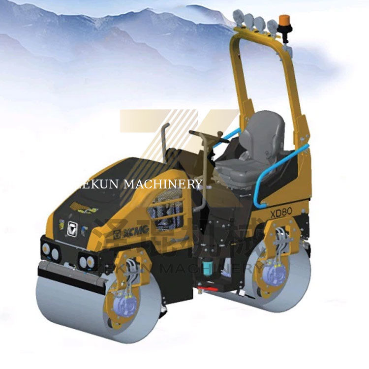 1.6 ตัน XCMG XD80 หัวหินสะเทือนเบา EU Stage V Road Construction Equipment