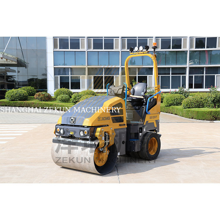 ใช้ XCMG XD120VT รอลเลอร์ 2.6T ระยะที่ 5 การสร้างถนน