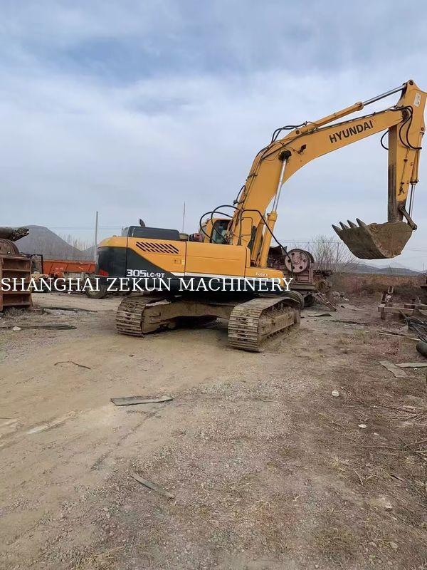Hyundai 305LC-9T Excavator ด้วยเวลาทํางาน 17 818 ชั่วโมง ในสภาพดีเยี่ยม