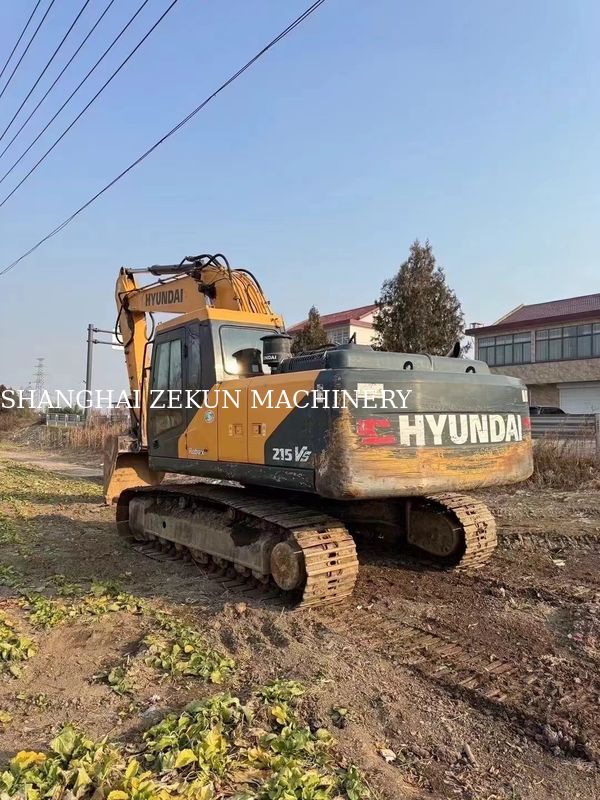 2018 R215VS Excavator 3 800 ชั่วโมงทํางาน เหมาะสําหรับงานหนัก
