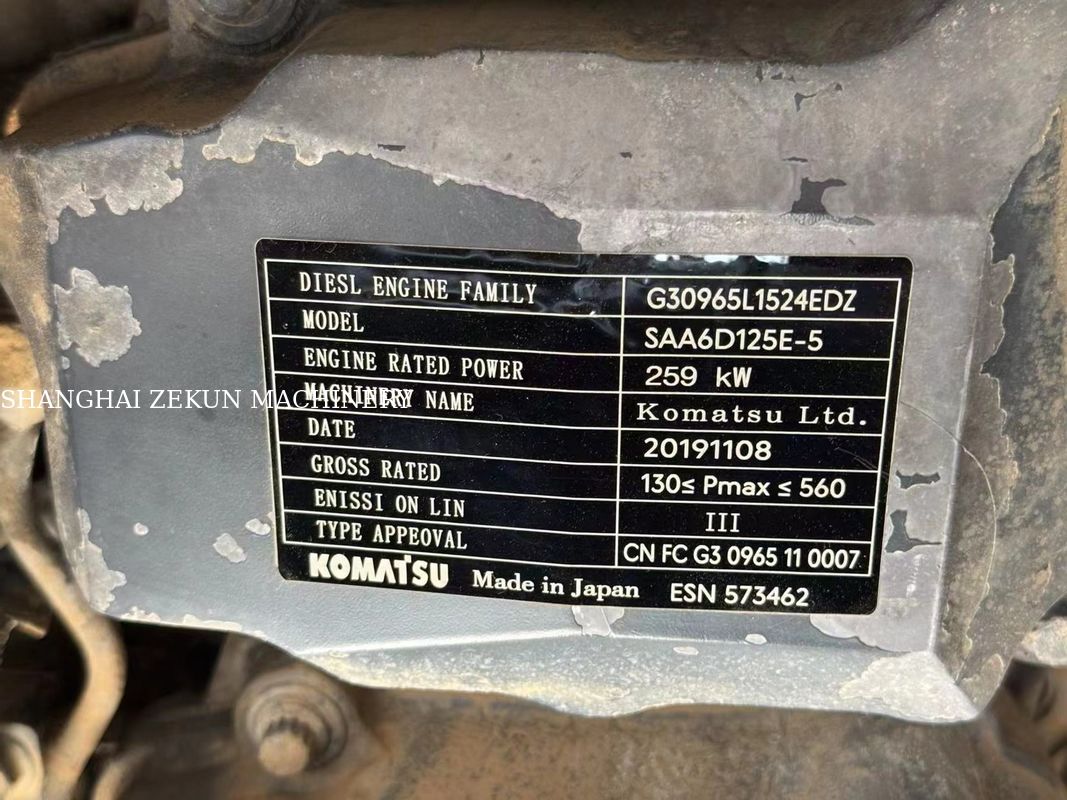 2018 Komatsu PC400-8R Excavator 40 Ton Class การแก้ไขสําหรับโครงการภาระหนัก