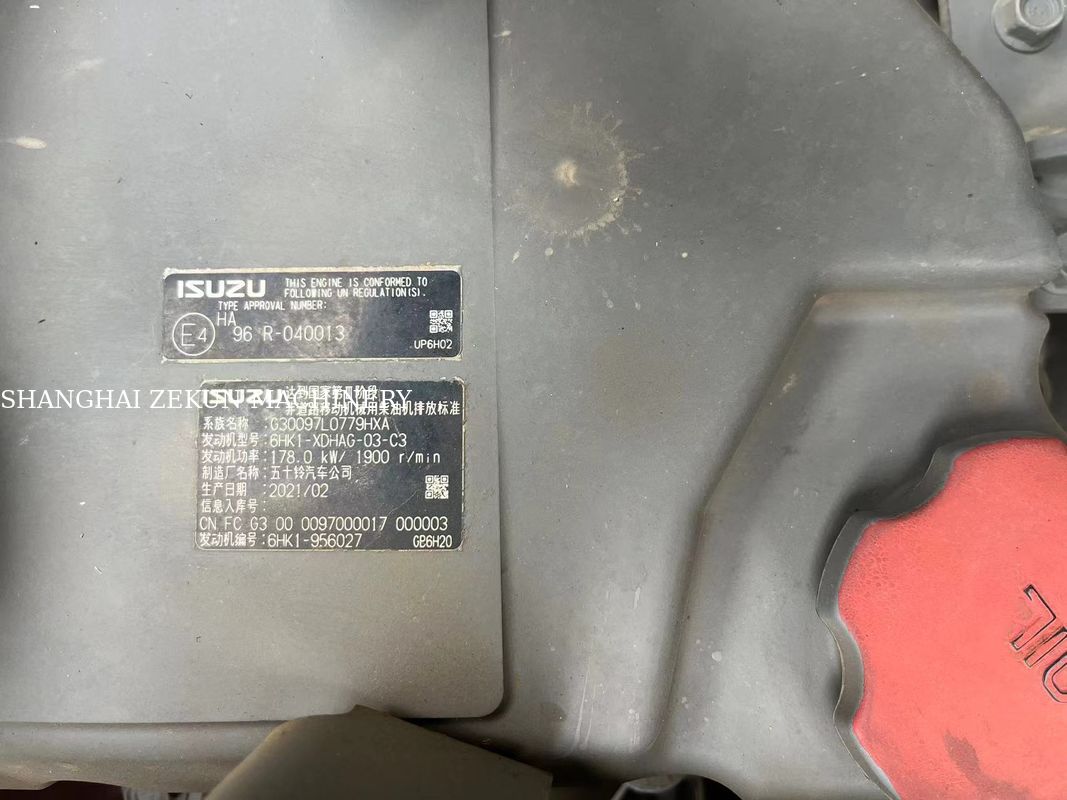 รถขุด Hitachi ZX330-5A ปี 2022 พร้อม 2968 ชม. แรงดันไฮดรอลิก 34.3 MPa บูมยาว 6.5 ม.