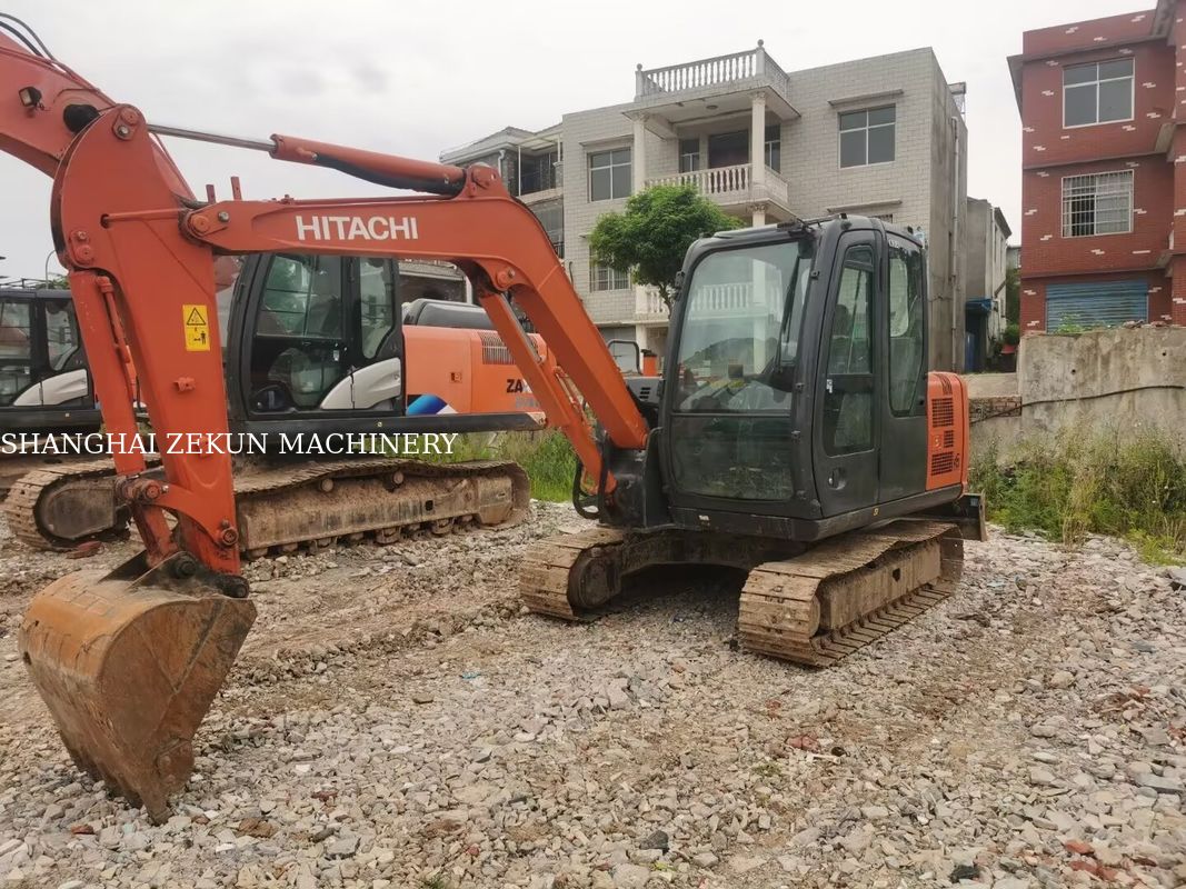 รถขุด Hitachi ZX60C-6A ปี 2023, 2785 ชั่วโมง, น้ำหนักปฏิบัติการ 5 ตัน, ผ่านมาตรฐานการปล่อยมลพิษ Tier 3 / Stage III