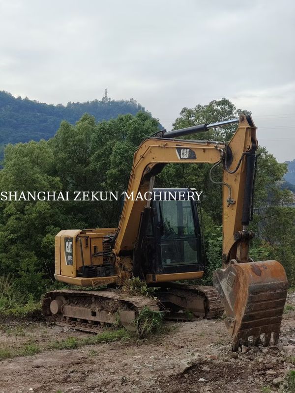 รถขุด CAT 307E2 ปี 2019 พร้อมระยะเอื้อมสูงสุดที่พื้นดิน 400 มม. และความจุถังน้ำมันเชื้อเพลิง 135 ลิตร