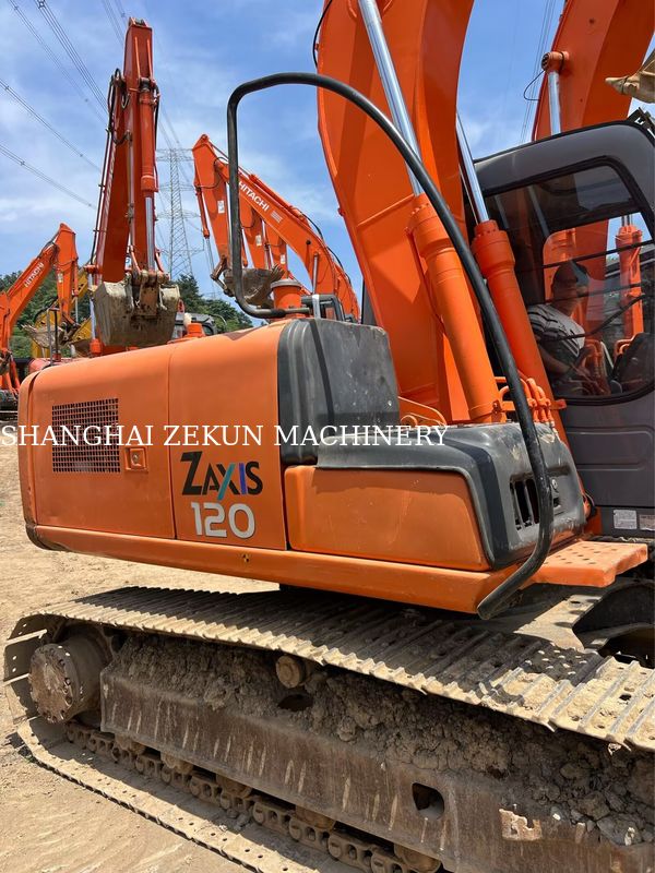 ฮิตาชิ ZX120-6 Excavator 14165hrs สําหรับความต้องการธุรกิจ ถังน้ํามัน ความจุ 240 ลิตร ความดันไฮดรอลิก 34.3 MPa