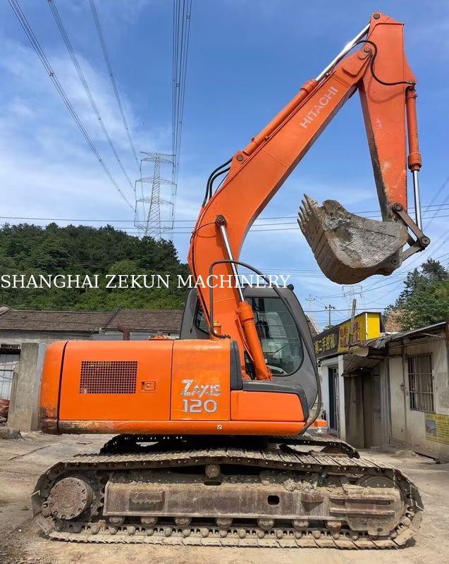 ฮิตาชิ ZX120-6 Excavator ใช้กับความยาวแขน 2.5m และ 210mm ความสูงการโยนสูงสุด 11158hrs
