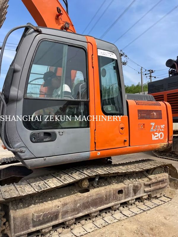 ฮิตาชิ ZX120-6 Excavator ใช้กับความยาวแขน 2.5m และ 210mm ความสูงการโยนสูงสุด 11158hrs